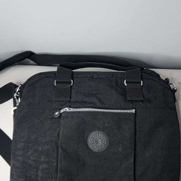 Kipling Digifly Black Laptop Messenger Book Bag Computer Case Protection - Picture 2 of 10